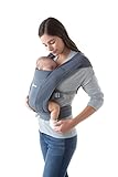 Ergobaby Embrace Babytrage für Neugeborene ab Geburt Extra Weich, Bauchtrage Baby-Tragetasche Ergonomisch, Oxford Blue