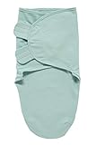 Meyco Baby Uni Pucksack, Erstausstattung Neugeborene (Pucktuch für Babys ab 4-6 Monaten, weicher Schlafkomfort, 100% Baumwolle, atmungsaktiv, Einschlafhilfe), Neu Minze