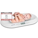 GRUNDIG Babywaage | Digitale Kinderwaage bis 20Kg | digitale LED Anzeige | Gewichtskontrolle ab Geburt | LCD Display | Tara-Funktion | hohe Ablesegenauigkeit | automatische Abschaltung (Weiß)