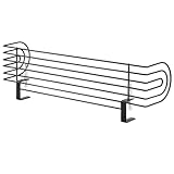 bremermann Herdschutzgitter zum Klemmen // für Herde bis 60 cm Breite // Kochstellenschutz (Schwarz)